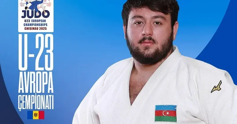Daha bir cüdoçumuz Avropa çempionatında qızıl medal qazanıb