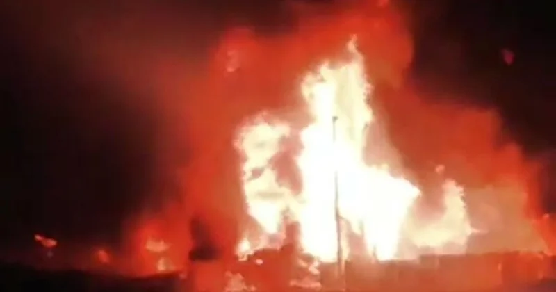 В Иране произошел пожар в цехе по заправке газовых баллонов Minval Politika