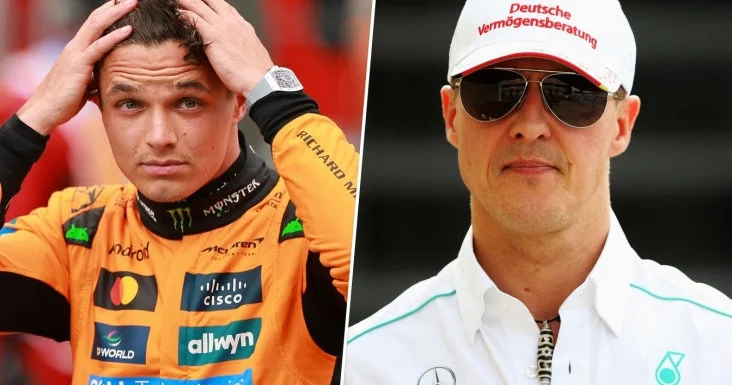 Lando Norris Mixael Şumaxerin unikal nailiyyətini təkrarlayıb