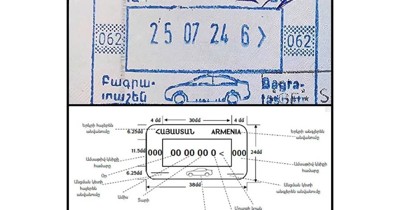 Bu gündən Ermənistanın viza möhürlərindən Ağrı dağının təsviri çıxarılıb