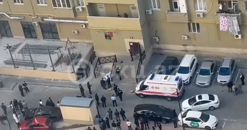 12 ci mərtəbədən yıxılan oğlan oraya hazırlığa gəlirmiş Video Yenilənib