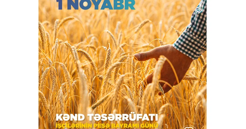 1 noyabr Kənd Təsərrüfatı İşçiləri Günüdür
