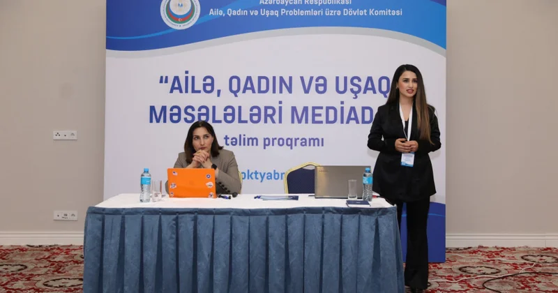 “Ailə, qadın və uşaq məsələləri mediada” təlim