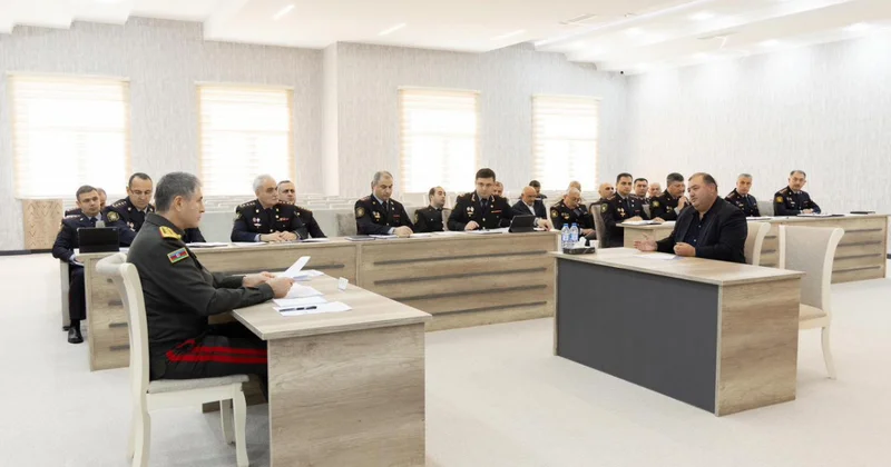 Vilayət Eyvazov Kürdəmirdə vətəndaş qəbulu və sıra baxışı keçirib FOTO