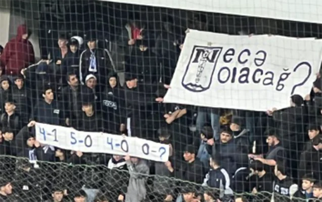 “Neftçi”“Qarabağ” matçında maraqlı xareoqrafiya Foto