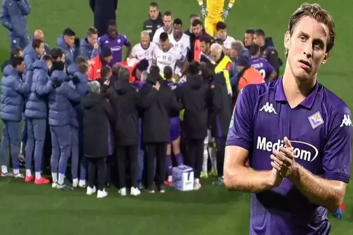 “Fiorentina”nın futbolçusu huşunu itirdi Matç təxirə salındı