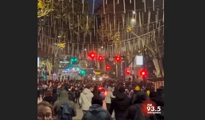 Polis Tiflisdəki aksiyanı dağıda bilməyib