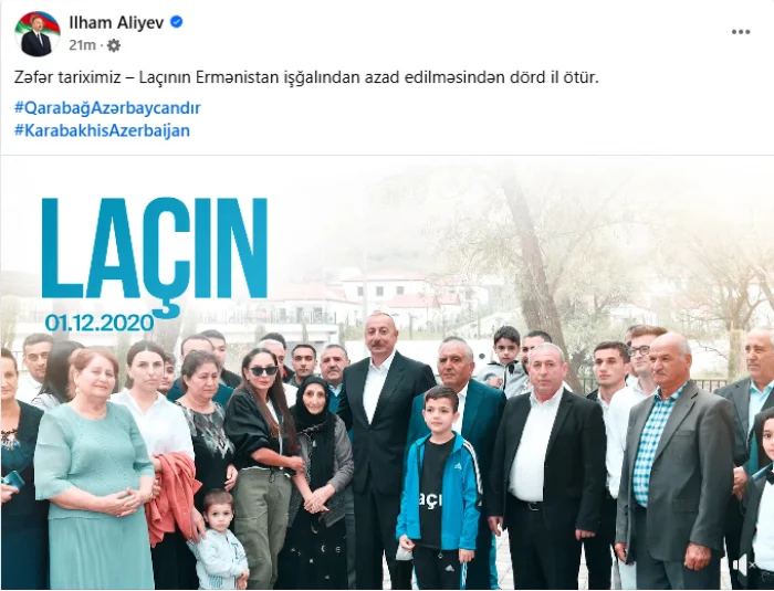 Laçının azadlığından 4 il ötür