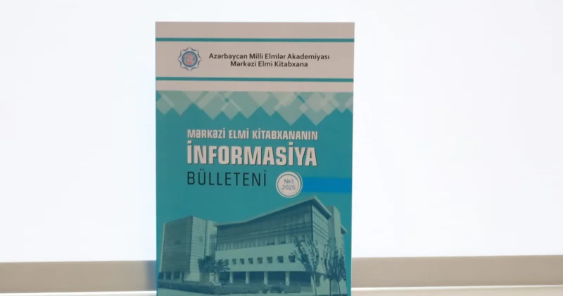 “İnformasiya bülleteni”nin üçüncü nömrəsi işıq üzü görüb