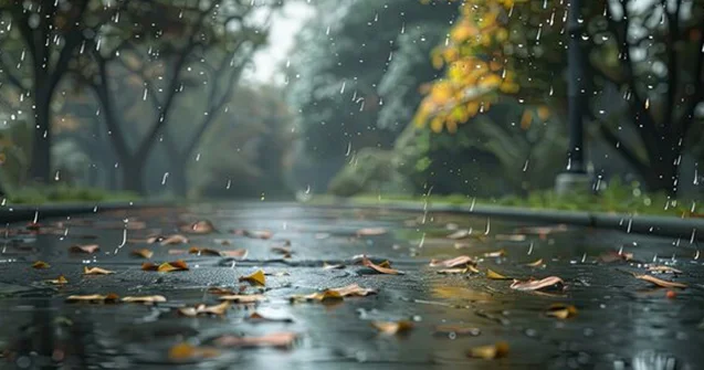 Bu ərazilərə yağış yağır Faktiki hava