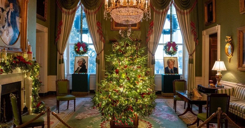 Мелания Трамп представила декор Белого дома для Рождества ФОТО ВИДЕО