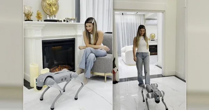 Azərbaycanlı bloger evinə robot aldı