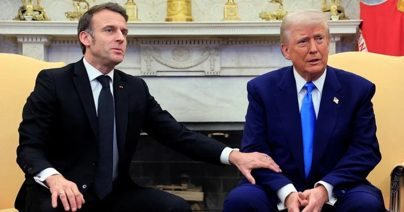 Makron Tramp ilə Rusiya‑Ukrayna münaqişəsinin həllini müzakirə edib