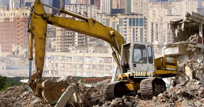 Bakıda 10 mərtəbəli universitet binasında SÖKÜNTÜ 25 milyona yenisi tikiləcək