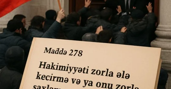 Hakimiyyəti zorla ələ keçirmə və ya onu zorla saxlama cəhdi hansı cəzanı ehtiva edir?