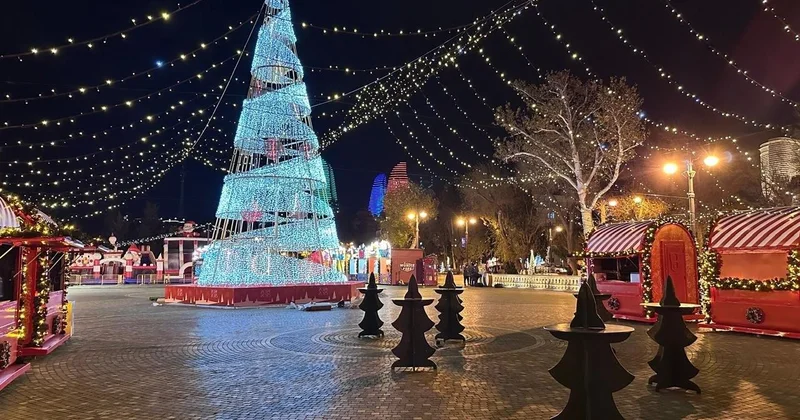 Dənizkənarı bulvarda buz meydançası yaradılıb