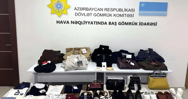 В аэропорту Баку пресечён ввоз брендовых товаров Minval Politika