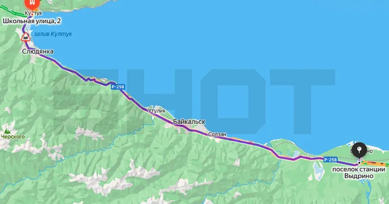 Buryatiyada Baykal gölü yaxınlığında magistral yolda 85 kilometrlik tıxac yaranıb FOTO