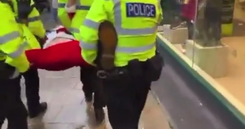 В Лондоне арестовали Санта Клауса ВИДЕО