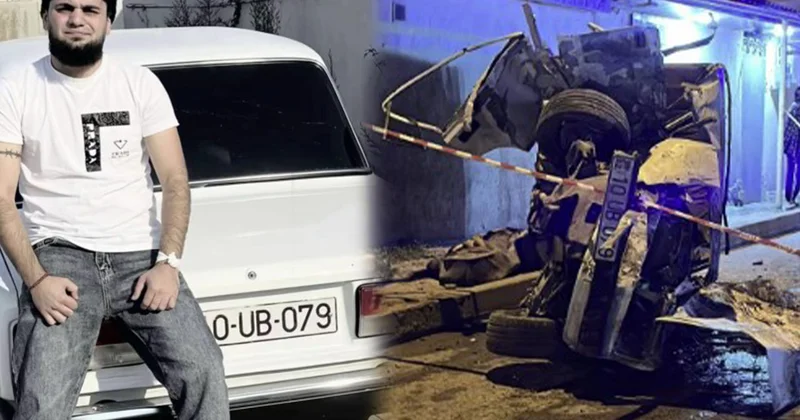 Dəhşətli qəzada ölən 22 yaşlı Ələsgərin Fotosu