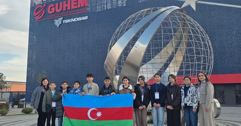 Şəhid övladları Türkiyənin GUHEM mərkəzində qış düşərgəsində Fotolar