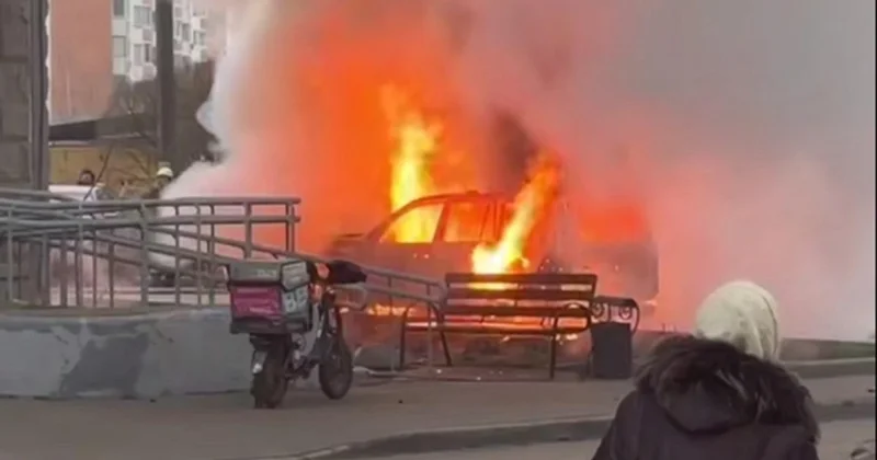 Raket sistemləri hazırlayan şirkətin avtomobili partlayıb