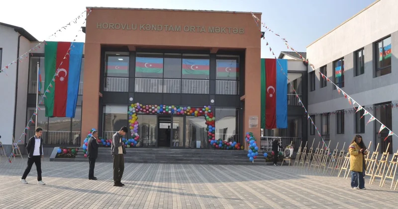 Cəbrayılda yeni məktəb FOTOLAR