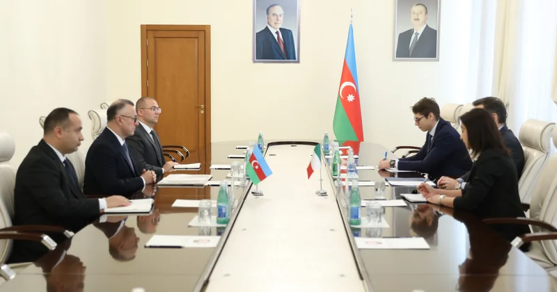 В Минздраве встреча с послом Италии в Азербайджане фото