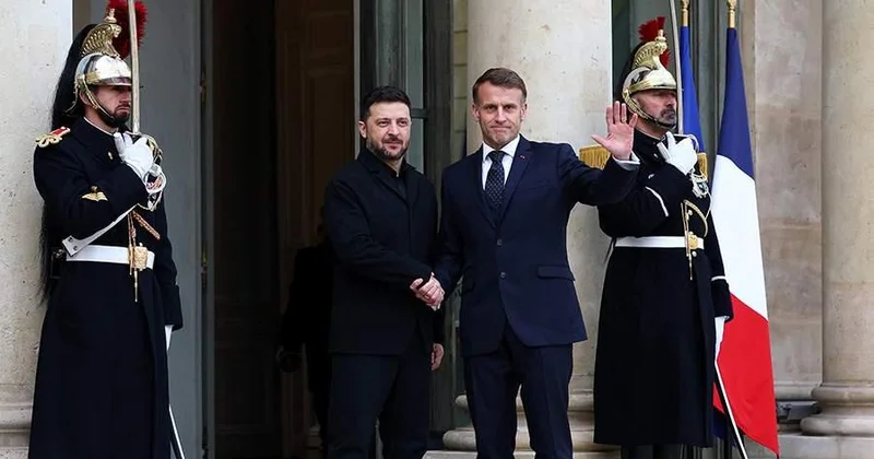 Makron və Zelenski arasında görüş keçirilir