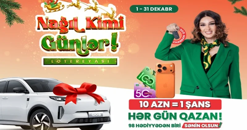 OBA marketlər şəbəkəsi Yeni il münasibətilə Nağıl kimi günlər lotereyasına start verdi