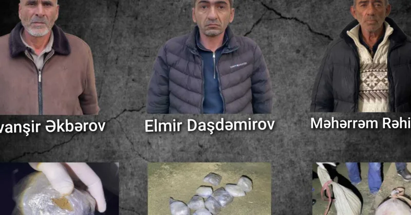 Дашдемиров, Акперов и Рагимов перевозили наркотики под видом цитрусовых ФОТО; ВИДЕО