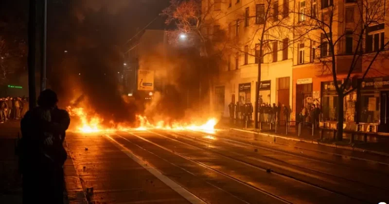 MDR: Около 50 злоумышленников устроили погромы в Дрездене