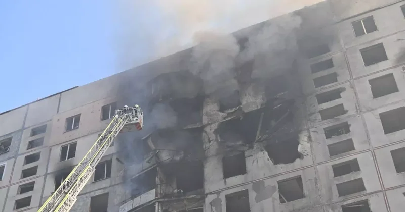 Удар по жилому дому в Харькове: 16 раненых ВИДЕО