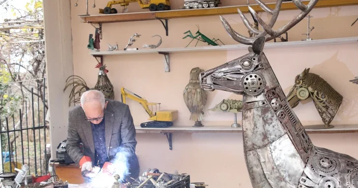 Инженер из Азербайджана создаёт потрясающие скульптуры из металлических отходов