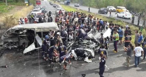 Yeni ilin ilk günləri Tailandda yüzdən çox insan avtomobil qəzasında həlak olub