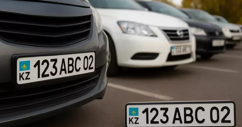 Казахстанцам разрешили самостоятельно выбирать госномера на авто