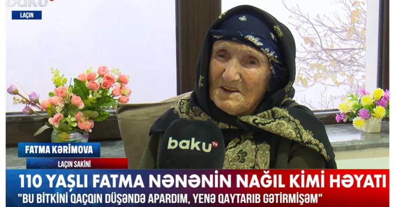 Laçından olan 110 yaşlı Fatma nənənin nağıl kimi həyat hekayəsi (VİDEO)