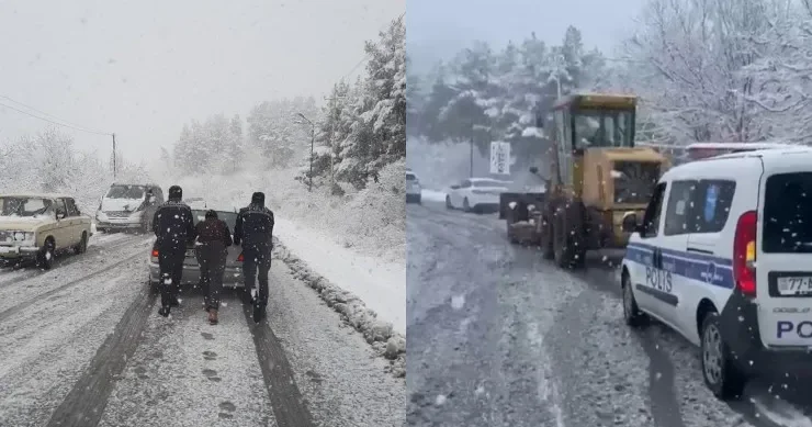 Ağsu dolaylarında VƏZİYYƏT VİDEO
