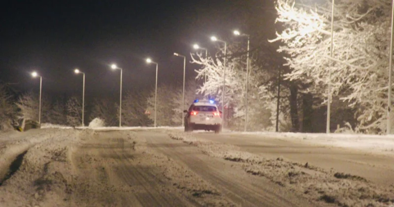 Sürücülərə xəbərdarlıq: bu yollarda buzlaşma var FOTO
