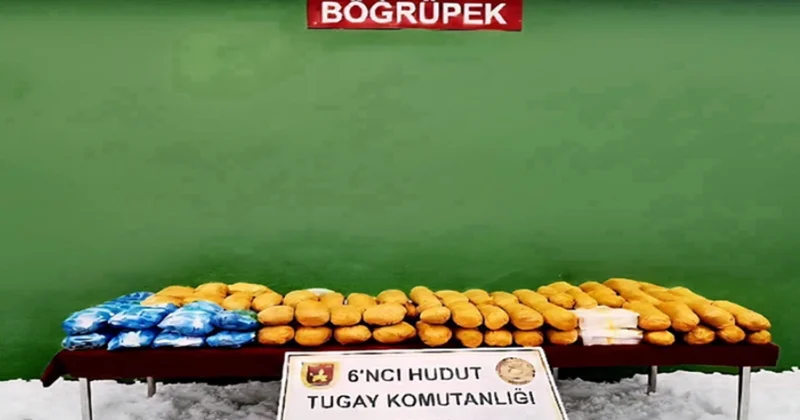 Türkiyənin Van sərhəd xəttində 50 kq narkotik maddə ələ keçirilib