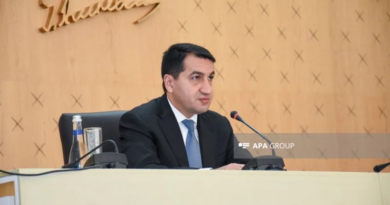 Hikmət Hacıyev: ABŞ ın Azərbaycana qarşı davam edən məhdudiyyətləri Ermənistanla sülhün əleyhinə işləyir