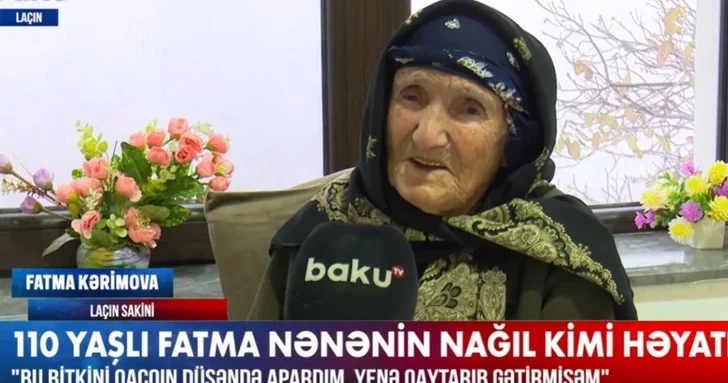 Больше не плачу, потому что вернулась домой: 110 летняя долгожительница о возвращении в Лачын