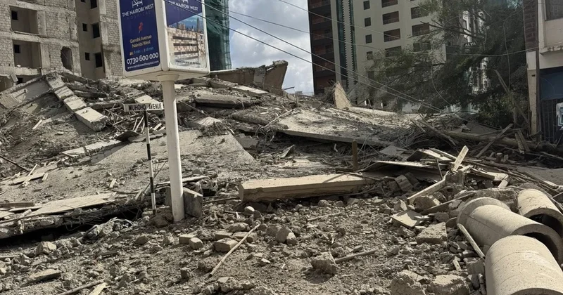 В Кении произошло обрушение строящейся многоэтажки, под завалами остались люди