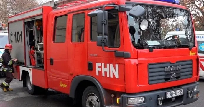 Lənkəranda İkimərtəbəli ev yandı Ölən var