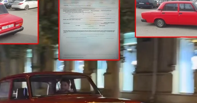 Bakı küçələrində nömrəsiz şütüyən avtomobilin sürücüsü ilə bağlı tədbir görüldü FOTO VİDEO