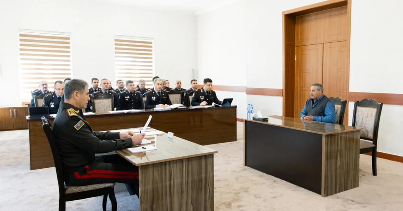 Daxili işlər naziri Qəbələdə vətəndaşların müraciətlərini dinləyib və sıra baxışı keçirib