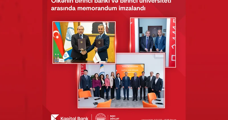 Ölkənin birinci bankı və birinci universiteti arasında memorandum imzalandı