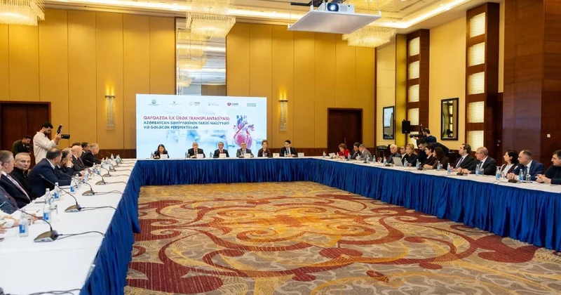 “Qafqazda ilk ürək transplantasiyası: Azərbaycan səhiyyəsinin tarixi nailiyyəti və gələcək perspektivlər” FOTOLAR