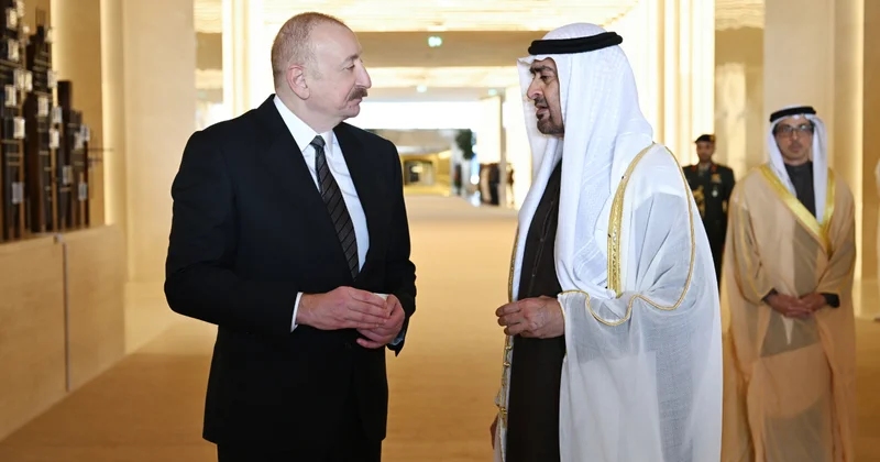 Ильхам Алиев в ОАЭ фото