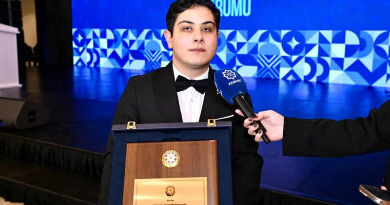 Prezident mükafatına layiq görülmüş gənc: Gələcək hədəflərim çox böyükdür